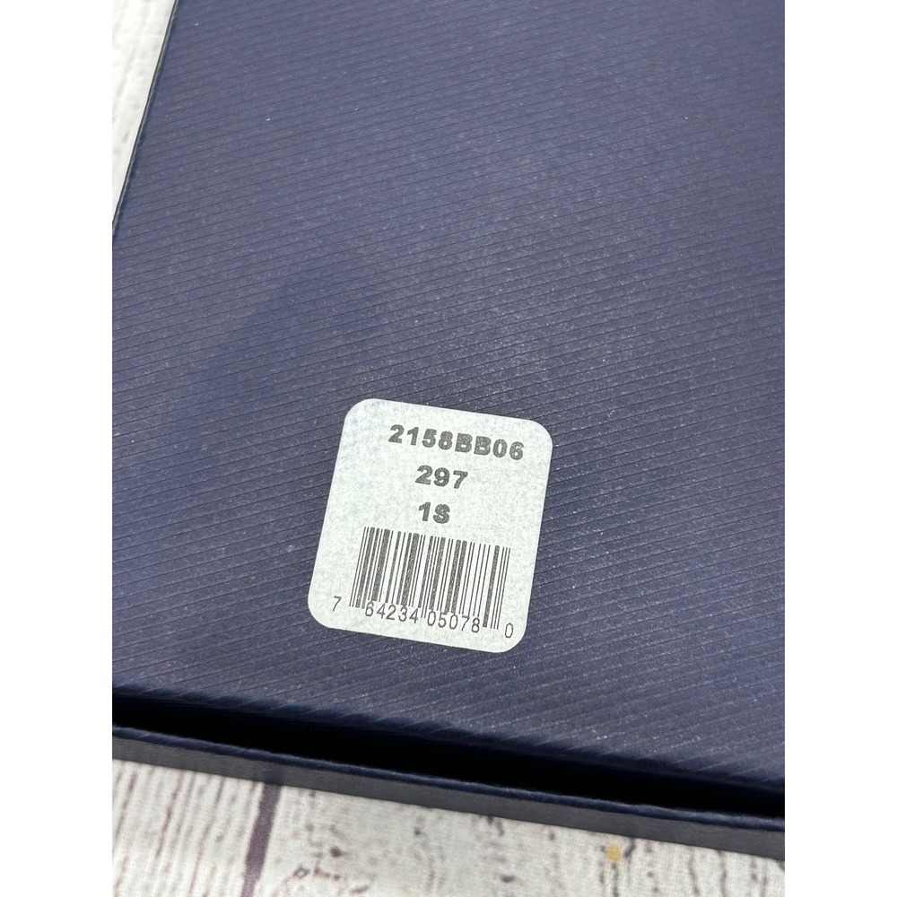 NEW‎ Brooks Brothers Suspenders Braces Navy Tan Stripe Nylon Leather Adjustable - Picture 5 of 6